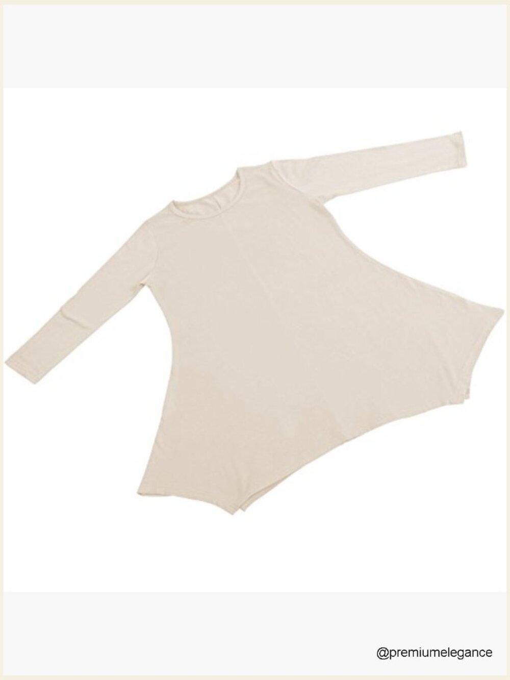 Women's Swing Tunic Top 3/4 Sleeve Loose T-Shirt Dress - Picture 6 of 7